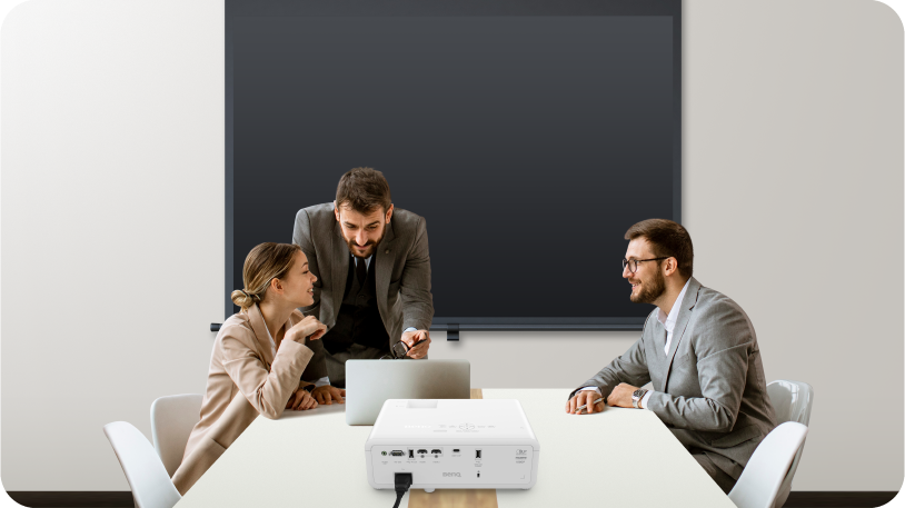 BenQ LH650 | 4000lms 1080p Lazer Toplantı Odası Projektörü 11 Eco Blank ile %70 güç tasarrufu