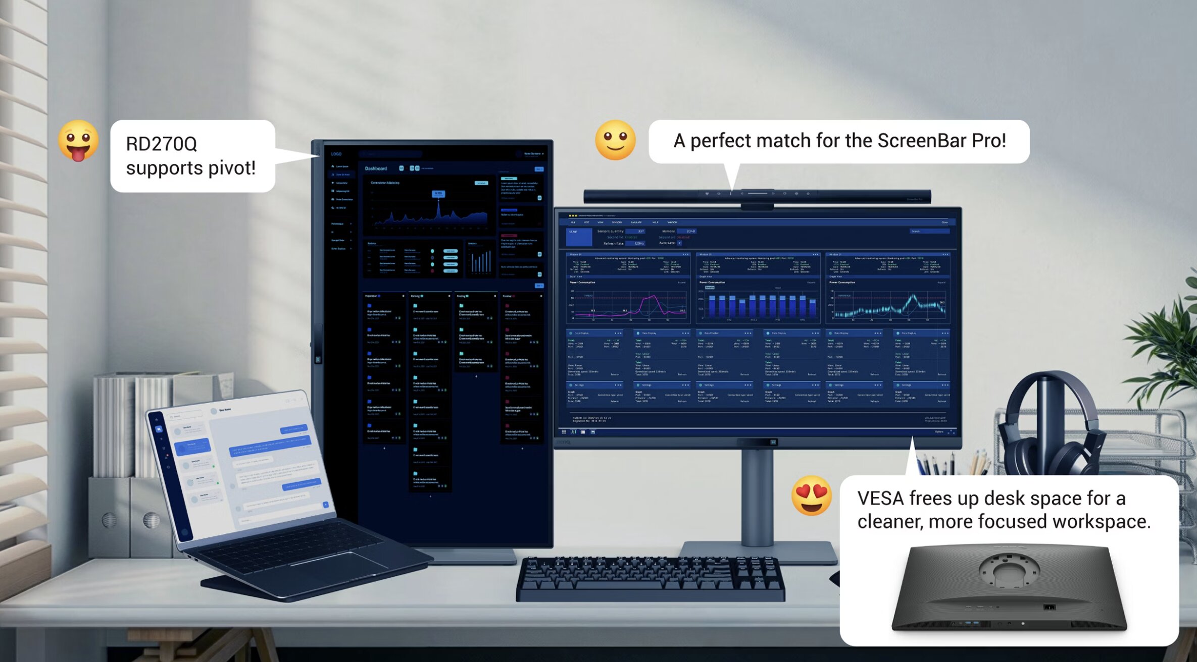 BenQ RD270Q|27” 2K 144Hz BenQ Programlama Monitörü 13 BenQ RD270Q urun ozelligi 13